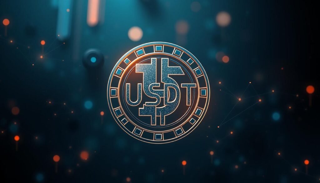 生成USDT加密貨幣的圖片