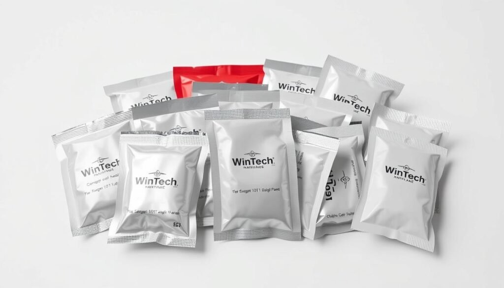 Single-use sachets packaging