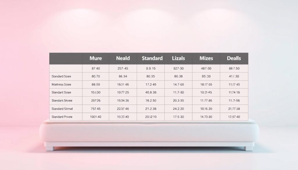 床墊尺寸表 床墊尺寸表